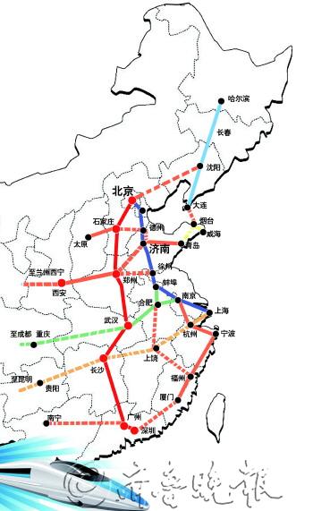 全国最新高铁线路图全景概览